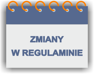 Grafika kalendarza z napisem zmiany w regulaminie